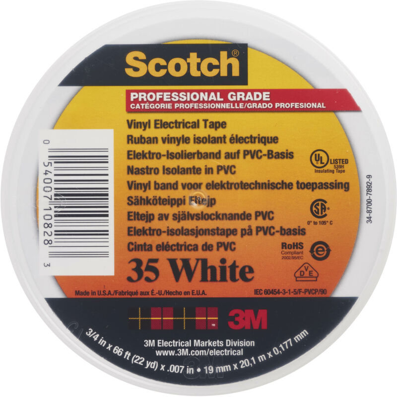 Ruban de codage couleur électrique vinyle Scotch® 35
