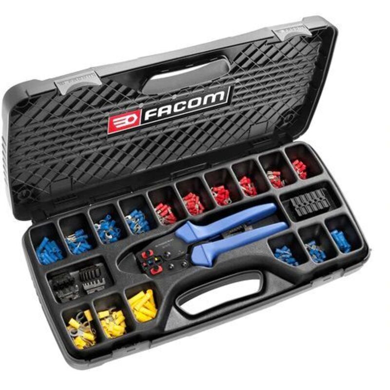 Jeu De 5 Limes FACOM STG-5 Avec Manches En Bois - Pour Mécanique Et Automobile - Support Mural Inclus