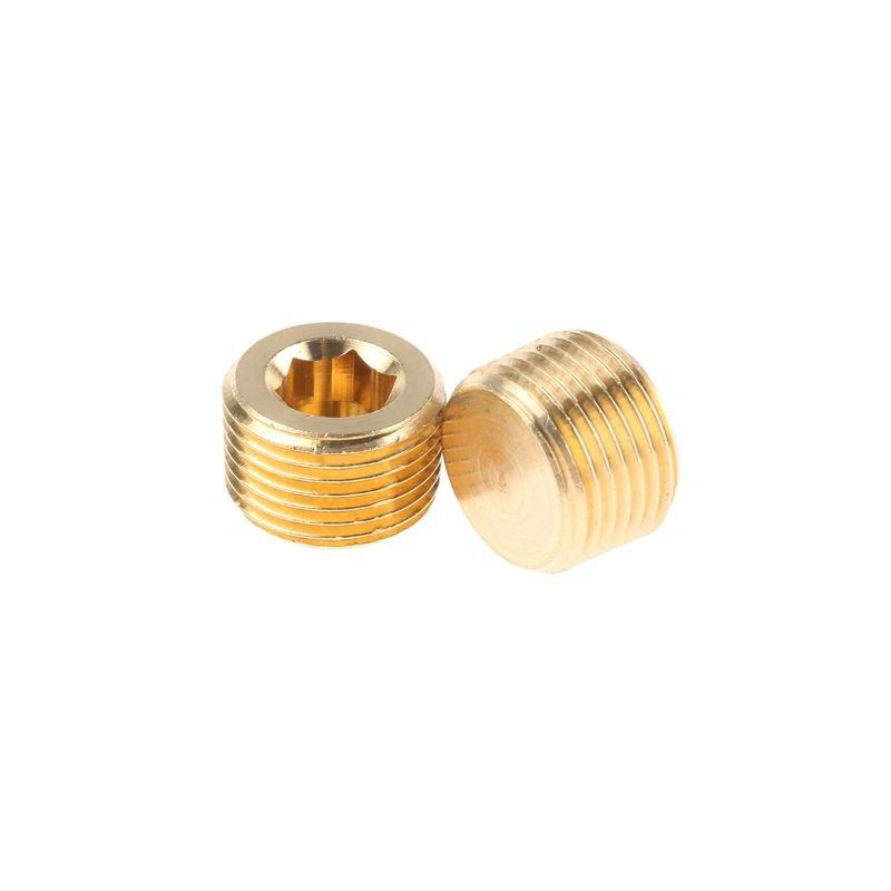 Lot De 4 Bouchons Laiton Filetés 3/4 Pouce Mâle + Ruban Téflon 10m - Pour Plomberie, Chauffage, Eau Potable