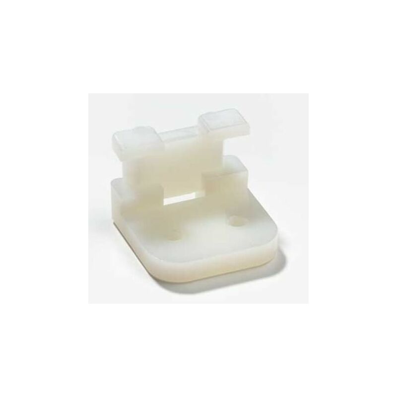 100 Socles Adhésifs Pour Serre-câbles - 19x19 Mm, Plastique, Lot De Fixation Pratique