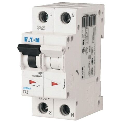 Disjoncteur Eaton Eaton Moeller 1P+N, 32A, montage rail DIN ( Prix pour 1 ) (1/2)