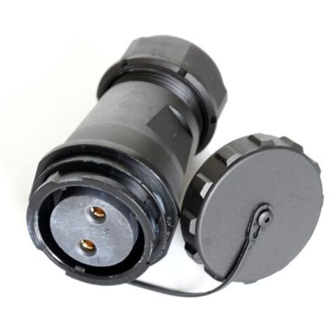 Connecteur circulaire RS PRO, Standard 2 contacts, Montage sur câble, raccordement A visser ( Prix pour 1 )