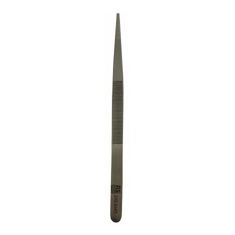 Brucelles RS PRO pointe Droite en Acier au carbone, L. 160 mm ( Prix pour 1 )