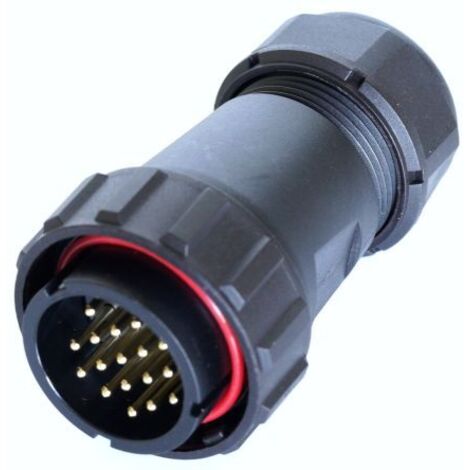 Connecteur circulaire RS PRO, Standard 17 contacts, Montage sur câble, raccordement A souder ( Prix pour 1 )
