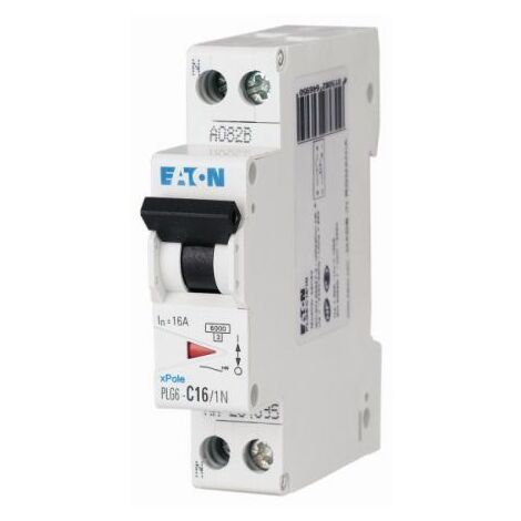 Disjoncteur Eaton Eaton Moeller 1P+N, 40A, montage rail DIN ( Prix pour 1 ) (1/2)