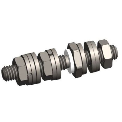 Borne filetée de masse RS PRO à utiliser avec Boîtier RS PRO GRP ( Prix pour 1 )