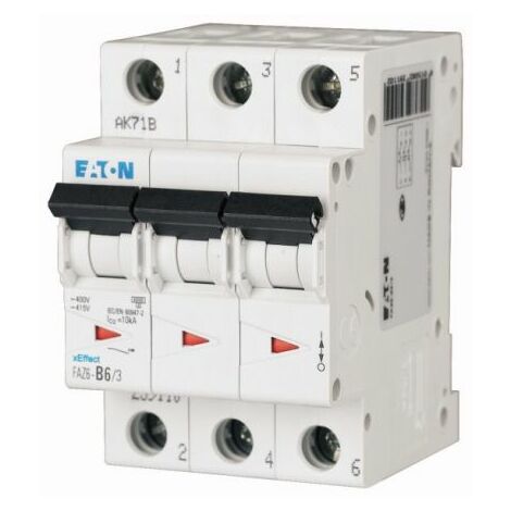 Disjoncteur Eaton Eaton Moeller 3P, 12A, montage rail DIN ( Prix pour 1 ) (1/2)