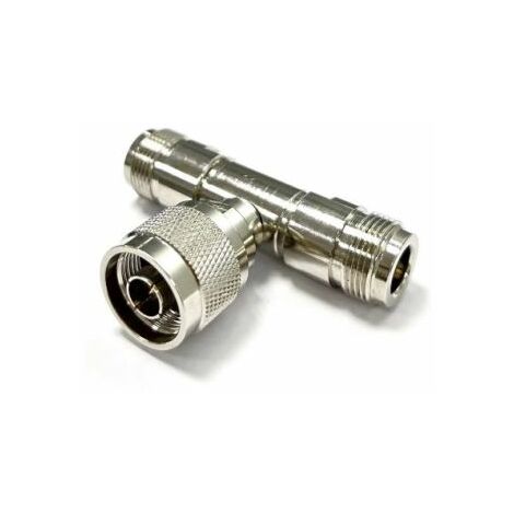 Adaptateur coaxial RS PRO N Femelle vers N Femelle, T, , 50O, 11GHz ( Prix pour 1 )