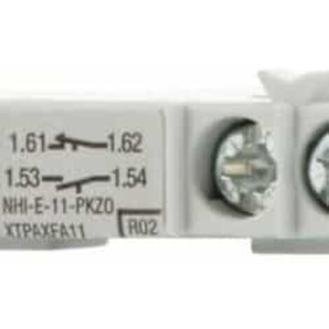 Contact auxiliaire Eaton NHI-E-11 2 contacts 1 N/F + 1 N/O à vis ( Prix pour 1 ) (1/6)