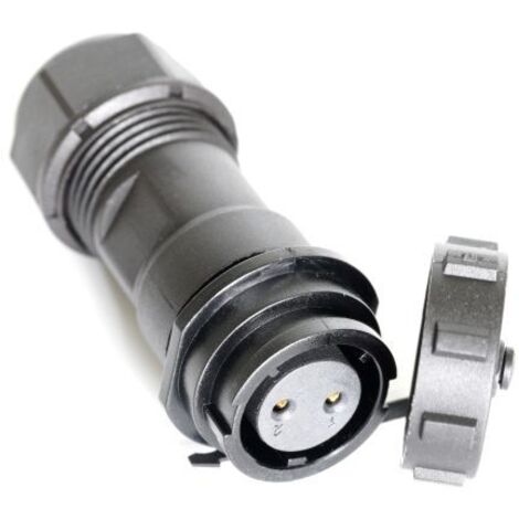 Connecteur circulaire RS PRO, Standard 2 contacts, Montage sur câble, raccordement A souder ( Prix pour 1 )