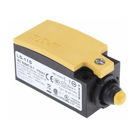Interrupteur de fin de course Eaton LS-Titan, Poussoir, NO/NF, 6A, 415V ( Prix pour 1 ) (1/3)