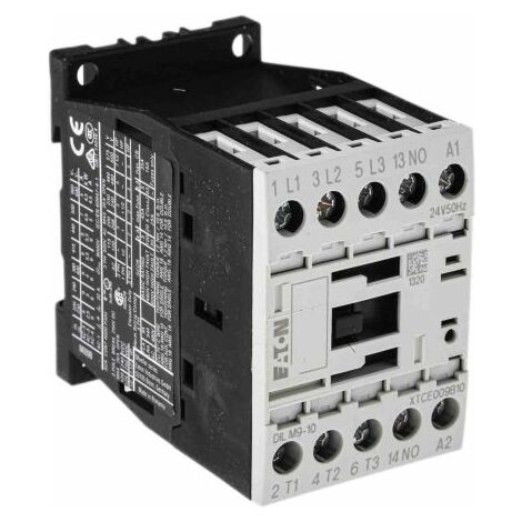 Contacteur Eaton série Eaton Moeller, 3 pôles , 3NO, 9 A, 24 V c.a., 4 kW ( Prix pour 1 )