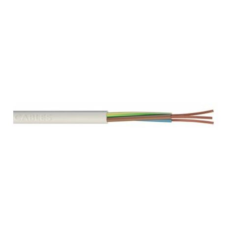 Câble électrique en caoutchouc neoprène 3 m norme HO7RNF 3G1,5