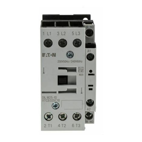 Contacteur Eaton série Eaton Moeller, 3 pôles , 3NO, 25 A, 230 V c.a., 11 kW ( Prix pour 1 )