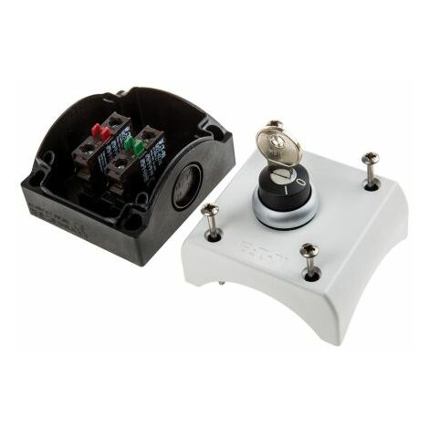 Interrupteur de station de commande Eaton série Eaton Moeller SPDT Plastique Gris IP67 A enclenchement ( Prix pour 1 )