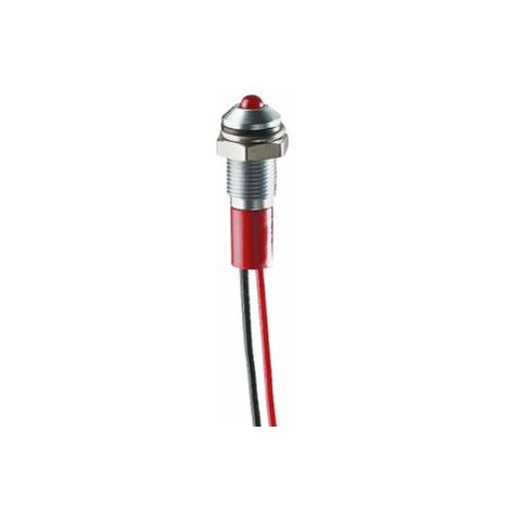 Voyant LED clignotante Rouge RS PRO, dia. 14mm, 12V cc, taille de la lampe  10 mm