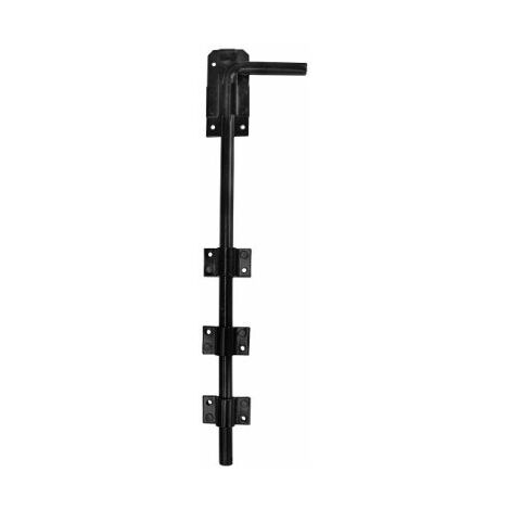 Verrou de porte RS PRO en Acier , Finition Revêtement poudré noir ( Prix pour 1 )