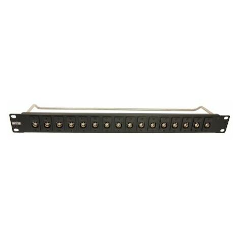 Panneau de brassage BNC Rack à ressort 16 Ports, Hauteur 1U ( Prix pour 1 )