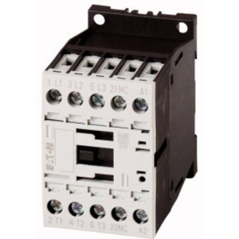 Contacteur Eaton série Eaton Moeller, 3 pôles , 3NO, 12 A, 24 V c.c., 5,5 kW ( Prix pour 1 )