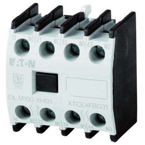 Contact auxiliaire Eaton Eaton Moeller 4 contacts 1 NF + 3 NO à vis ( Prix pour 1 ) (1/4)