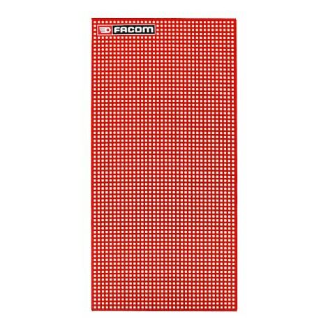 Facom – Panneau mural pour rangement d'outils 888mm x 10mm – Design perforé pour accès rapide – Fixation solide sur surfaces murales