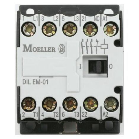 Eaton – Contacteur à clé 3 pôles 3NO 9 A 380 V c.a. – Gamme xStart – Configuration normale 3NO – Type de terminaison vis