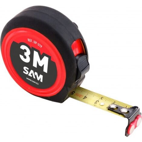 Mètre ruban SAM 10mx 25 mm Impérial, Métrique ( Prix pour 1 ) (1/4)
