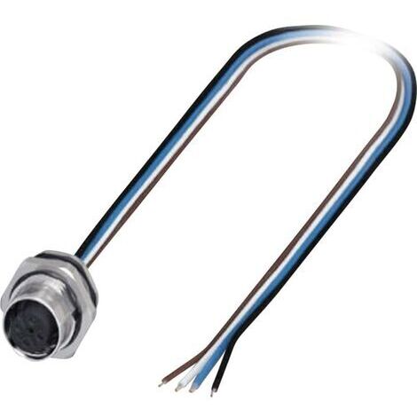 Câble d'actionneur Phoenix Contact 4 conducteurs , M12 Femelle, 500mm ( Prix pour 1 ) (1/4)