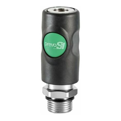 Raccord rapide de sécurité PREVOST, Filetage vers Mâle G 1/2 Mâle 1/2pouces Euro 7.2, Euro 7.4 en Corps Composite ( Prix pour 1 )