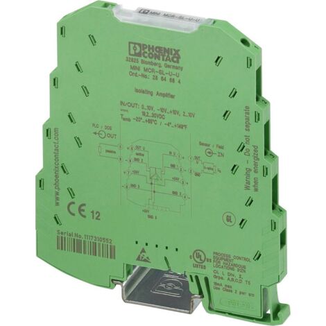 Amplificateur-séparateur Contenu: 1 pc(s) Phoenix Contact MINI MCR-SL-U-U 2864684 D66419 (1/3)