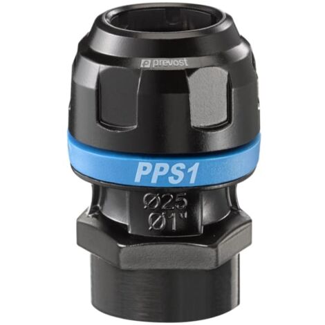 Raccord fileté Aluminium PREVOST, filetage G1, dia. 25mm ( Prix pour 1 )