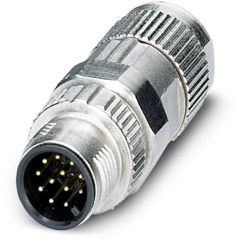 Connecteur circulaire Phoenix Contact série SACC, M12 12 contacts, Montage sur câble, raccordement Connexion rapide ( Prix pour 1 ) (1/3)
