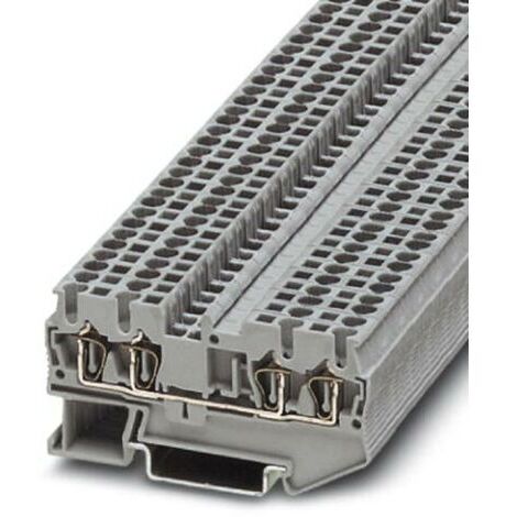 Bloc de jonction de traversée Phoenix Contact ST 2.5-QUATTRO, 2.5mm², Gris ( Prix pour 1 ) (1/2)
