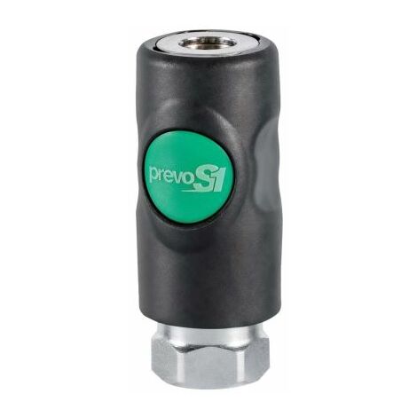Raccord rapide de sécurité PREVOST, Filetage vers Femelle G 1/4 Femelle 1/4pouces Euro 7.2, Euro 7.4 en Corps Composite ( Prix pour 1 )