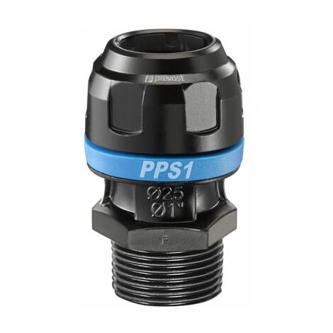 Raccord fileté Aluminium PREVOST, filetage R 1/2, dia. 25mm ( Prix pour 1 ) (1/2)