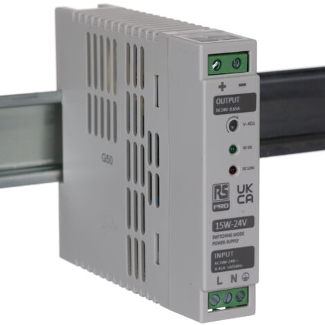 Alimentation 12V 15W Rail DIN DR-15-12 – Bloc 1,25A DC12V – Transformateur Industriel Stable & Protégé