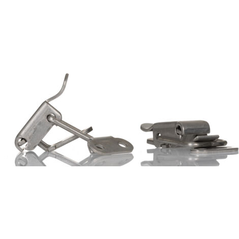 Verrouillage en Acier inoxydable,Tension d'alimentation 25.0 kg ( Prix pour Paquet de 2 ) (1/4)