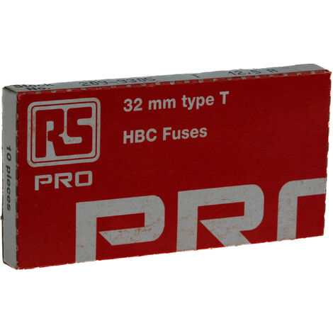 Fusible miniature RS PRO, 3.15A, type T, 250V c.a., Sortie Radiale