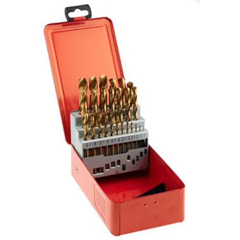 Coffret de forets RS PRO HSS-G 1mm à 13mm, 25 pièces ( Prix pour 1 Jeu ) (1/3)