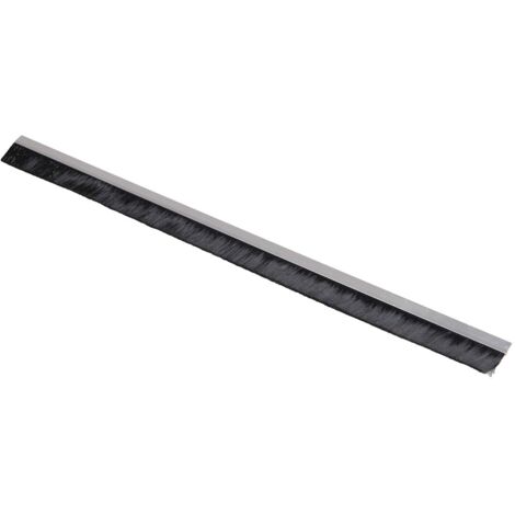 Brosse en bande RS PRO en Aluminium, Nylon noir, 45mm x 8,5 mm x 7.6mm ( Prix pour 1 )