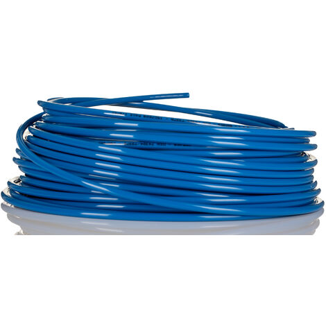 Tuyau à air RS PRO, 8mm x 6mm x 30m Bleu en Nylon ( Prix pour Bobine de 30 Mètres ) (1/3)