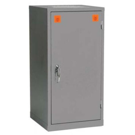 Armoire pour produits dangereux, 1 étagère, Gris, en Acier, verrouillable, 915mm x 457mm x 457mm ( Prix pour 1 ) (1/2)