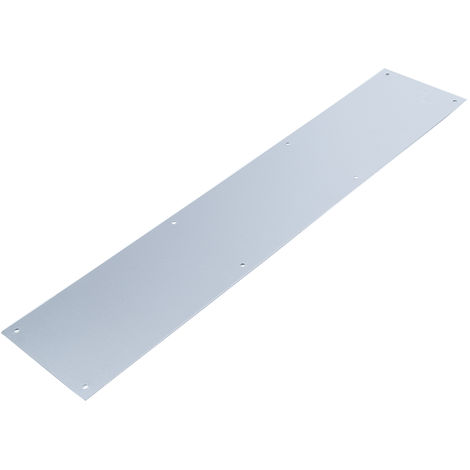 Plaque de protection bas de porte en Aluminium, fixation Vis, Dimensions  750 x 150mm ( Prix pour 1 )