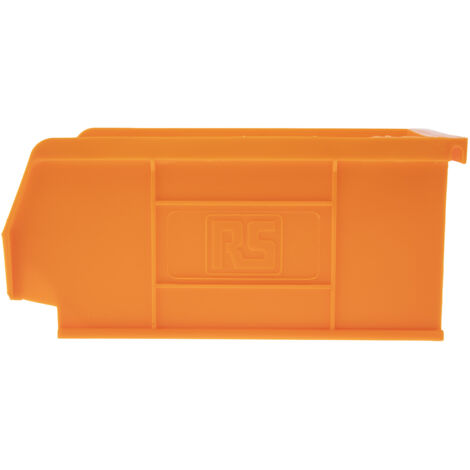 Bac De Rangement Alvéolaire En PP Orange - Capacité 4,3 L - Lot De 25 Pièces
