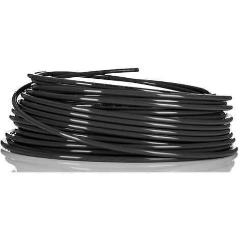 Tuyau à air RS PRO, 6mm x 4mm x 30m Noir en Nylon ( Prix pour Bobine de 30 Mètres ) (1/3)