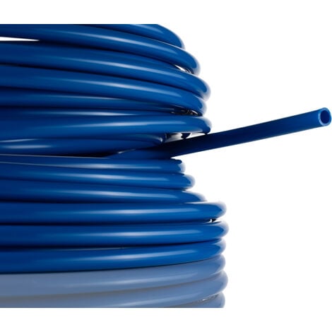 Tuyau à air comprimé RS PRO, 8mm x 5.5mm x 30m Bleu en Nylon