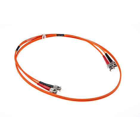 Câble fibre optique RS PRO 10m Avec connecteur / ST, OM1 Multi-mode ( Prix  pour 1 )