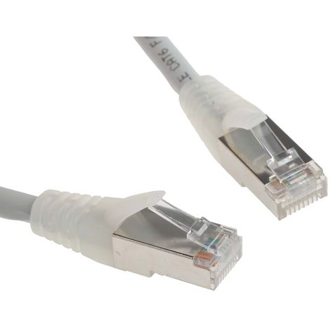 Câble Ethernet catégorie 5e U/UTP RS PRO, Gris, 30m LSZH Avec connecteur