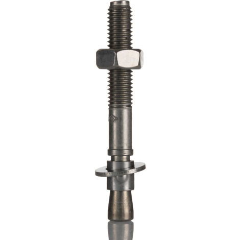 Rs Pro – Tire-fond en acier inoxydable M10 – Longueur 85mm – Diamètre 10mm – Lot de 10 unités pour fixation solide