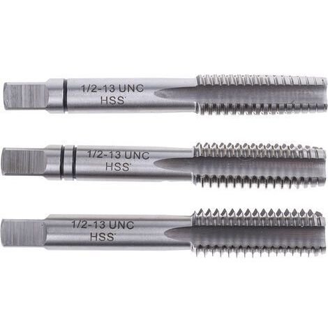 LEONTOOL Ensemble de tarauds et filières UNEF 1/2-28, HSS 1/2 x 28 UNEF